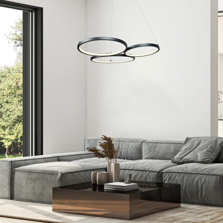 Lustra Rabalux Formand LED 38W 1100lm 3000 metal black stil modern 230V, 50Hz IP20 72297 [7]