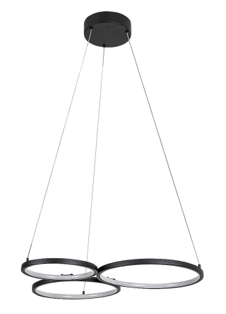 Lustra Rabalux Formand LED 38W 1100lm 3000K metal plastic negru alb IP20 [1]