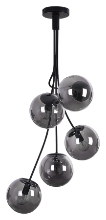 Lustra Rabalux Glory E14 E14 5x MAX 40W   metal mat black stil modern 230V, 50Hz IP20 3508 [1]
