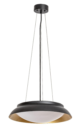 Lustra Rabalux Hafsa LED 24W 1250lm 3000 metal black gold stil modern 230V, 50Hz IP20 72134 [1]