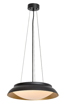 ILUMINAT - Lustra Rabalux Hafsa LED 24W 1250lm 3000 metal black gold stil modern 230V, 50Hz IP20 72134