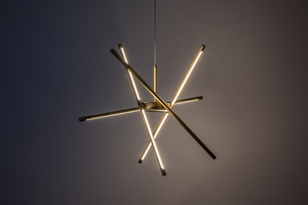 Lustra Rabalux Henli2 LED 40W 2800lm 3000 metal gold stil modern 230V, 50Hz IP20 72339 [5]