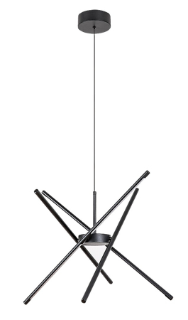 Lustra Rabalux Henli2 LED 40W 2800lm 3000K metal plastic negru alb IP20 [1]