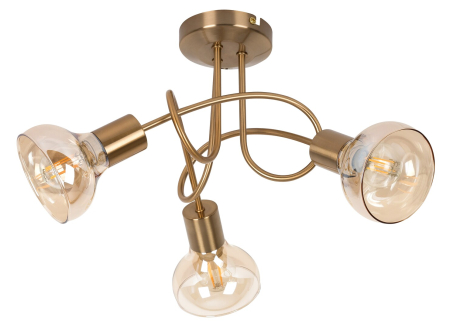 ILUMINAT - Lustra Rabalux Holly E14 E14 3x MAX 40W   metal antique gold stil modern 230V, 50Hz IP20 5548