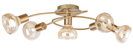 Lustra Rabalux Holly E14 E14 5x MAX 40W   metal antique gold stil modern 230V, 50Hz IP20 5552 [2]