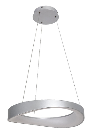Lustre - Lustra Rabalux Iliana LED 56W 3380lm 3000K metal acril argintiu alb IP20