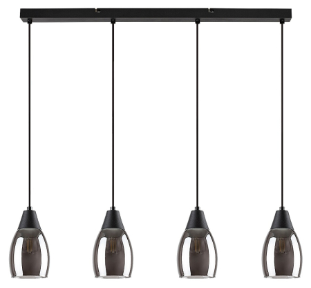 Lustra Rabalux Ilmari E27 E27 4x MAX 15W metal black stil modern, IP20 72184 [1]