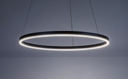 Lustra Rabalux Isaure LED 35W 2200lm 3000, 4000, 6500K metal acril negru alb IP20 [4]