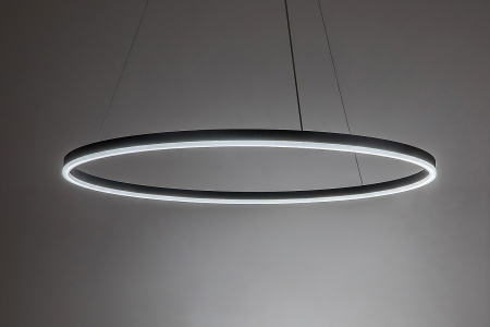 Lustra Rabalux Isaure LED 45W 3000lm 3000, 4000, 6500K metal acril negru alb IP20 [3]