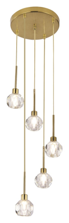 ILUMINAT - Lustra Rabalux Kassia G9 G9 5X MAX 5W   metal gold stil clasic 230V, 50Hz IP20 5396