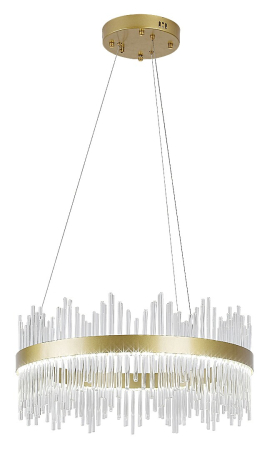 Lustra Rabalux Mabel LED 36W 2480lm 3000,4000,6000 metal gold stil clasic 230V, 50Hz IP20 72227 [0]