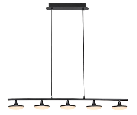 Lustra Rabalux Madi LED 20W 1850lm 3000 metal mat black stil modern 230V, 50Hz IP20 72240 [0]