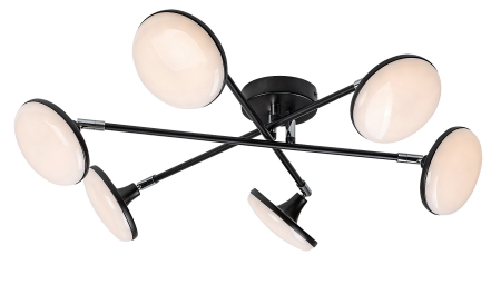 Lustra Rabalux Madi LED 24W 2350lm 3000 metal mat black stil modern 230V, 50Hz IP20 71063 [1]