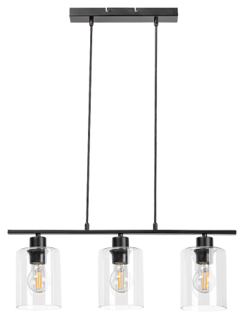 Lustra Rabalux Miroslaw E27 E27 3x MAX 40W   metal mat black stil industrial 230V, 50Hz IP20 5078 [1]