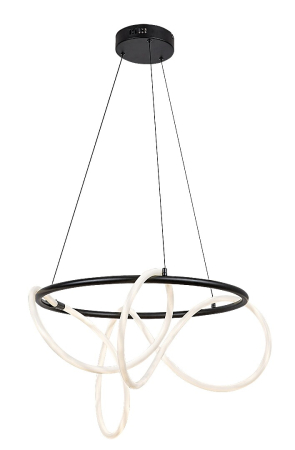 Lustra Rabalux Montema LED 54W 4480lm 4000K metal black stil modern, IP20 72191 [1]