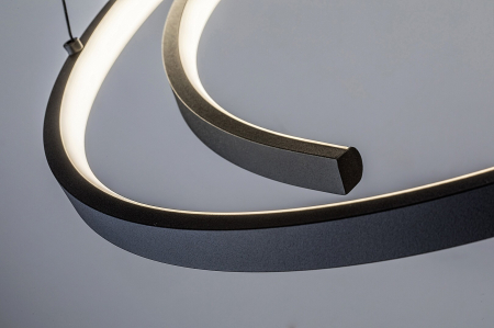 Lustra Rabalux Niloo LED 40W 2080lm 4000K metal plastic negru alb IP20 [3]