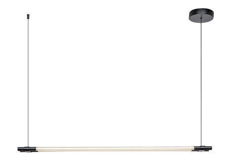 Lustre - Lustra Rabalux Nivaro LED 28W 3050lm 3000K metal acril negru alb IP20
