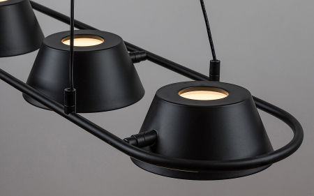 Lustra Rabalux Odiss LED 36W 1850lm 3000 metal black stil modern 230V, 50Hz IP20 72218 [4]