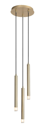 Lustre - Lustra Rabalux Ramira G9 3x MAX 5W  metal acril auriu IP20