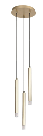 Lustra Rabalux Ramira G9 3x MAX 5W  metal acril auriu IP20 [1]
