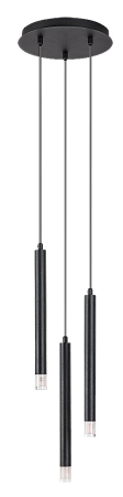 Lustra Rabalux Ramira G9 3x MAX 5W  metal acril negru IP20 [1]