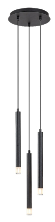 Lustre - Lustra Rabalux Ramira G9 3x MAX 5W  metal acril negru IP20