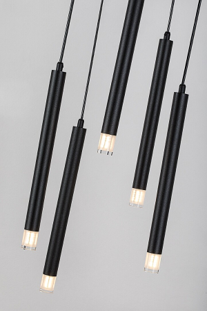 Lustra Rabalux Ramira G9 5X MAX 5W  metal acril negru IP20 [3]