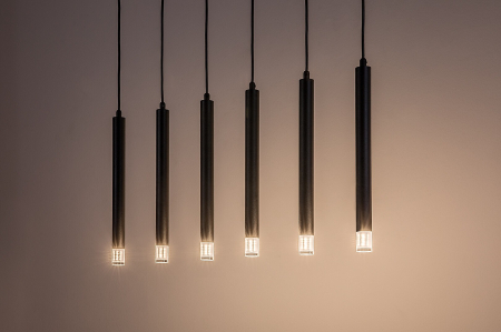 Lustra Rabalux Ramira G9 6x MAX 5W  metal acril negru IP20 [3]