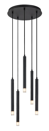 ILUMINAT INTERIOR - Lustra Rabalux Ramira G9 G9 5X MAX 5W   metal black stil modern 230V, 50Hz IP20 72360