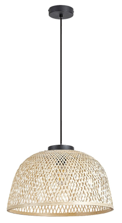 Lustra Rabalux Rattan E27 E27 1x MAX 25W metal/ lemn black stil scandinav, IP20 72025 [1]