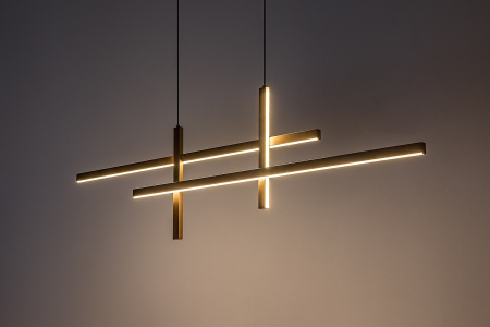 Lustra Rabalux Severine LED 40W 2000lm 3000K metal black gold stil modern, IP20 72366 [3]