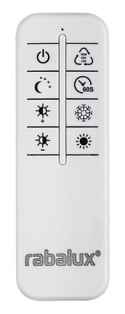 Lustra Rabalux Severine LED 40W 2400lm 3000-6500K metal plastic negru/ auriu alb IP20 [6]