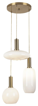 Lustre - Lustra Rabalux Sinopia E27 3x MAX 60W  metal sticlă auriu IP20