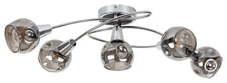 ILUMINAT - Lustra Rabalux Tamara E14 E14 5x MAX 40W   metal chrome stil modern 230V, 50Hz IP20 5349