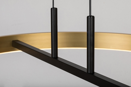 Lustra Rabalux Thric LED 42W 3500lm 3000 metal black gold stil modern 230V, 50Hz IP20 72221 [2]
