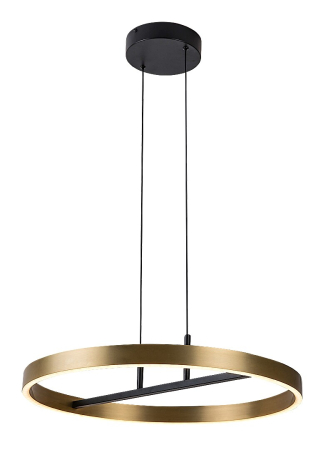 ILUMINAT INTERIOR - Lustra Rabalux Thric LED 42W 3500lm 3000 metal black gold stil modern 230V, 50Hz IP20 72221