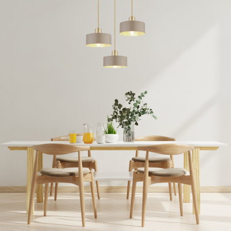Lustra Rabalux Tisandra E27 E27 3x MAX 25W   metal gray beige stil modern 230V, 50Hz IP20 72143 [6]