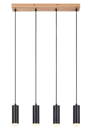 Lustra Rabalux Toras GU10 GU10 4X MAX 5W   lemn wood stil scandinav 230V, 50Hz IP20 72124 [1]