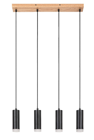 Lustra Rabalux Toras GU10 GU10 4X MAX 5W   lemn wood stil scandinav 230V, 50Hz IP20 72124 [0]