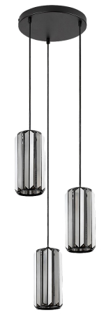 Lustra Rabalux Veness E27 E27 3x MAX 40W metal mat black stil clasic, IP20 72255 [1]
