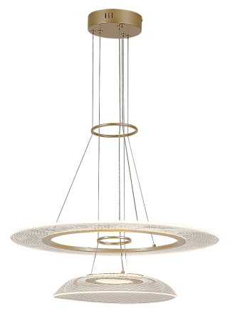 Lustre - Lustra Rabalux Zofrael LED 36W 2400lm 3000K metal acril auriu transparent IP20