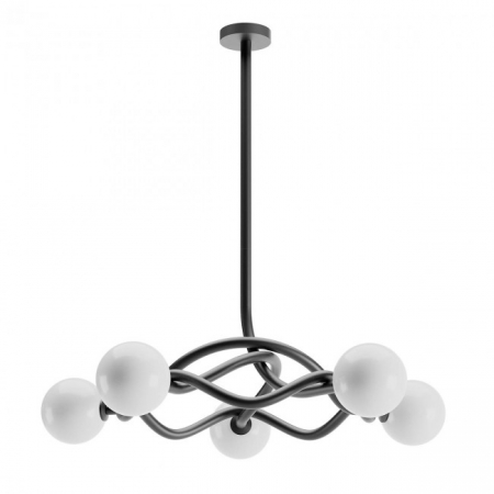 BLACK FRIDAY - Lustra REDO CONFUSIO 01-3259 E14 5X28W    Metal Negru Mat IP20
