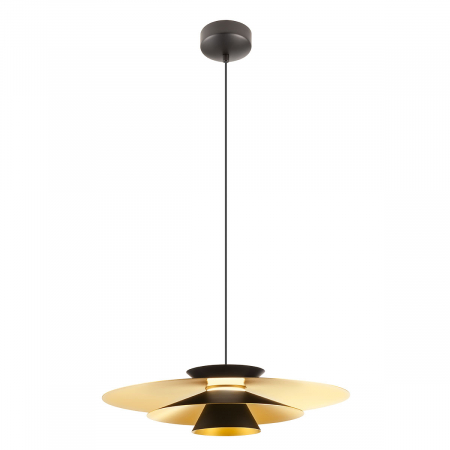 Lustre - Suspensie REDO FARGO 01-3001 LED MATT BK/MATT GD 16,5W 910 lm 4000K IP20