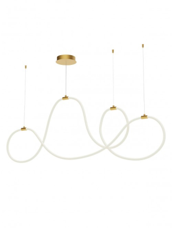 ILUMINAT - Lustra REDO Henk 01-3556 LED 54W 2700lm 3000K Metal Gold Silicon Alb 3Step Dimming IP20