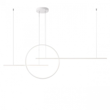 BLACK FRIDAY 2024 - Lustra Redo Giotto LED Dimabila (3 step) alb mat 66W 5286 lumeni alb neutru 4000K 01-1849