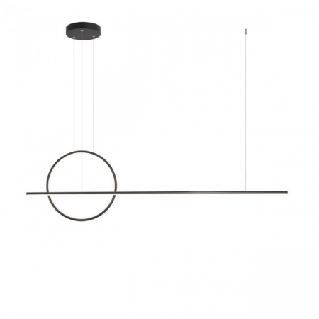 BLACK FRIDAY - Lustra Redo Giotto LED Dimabila (3 step) negru mat 49W 39928 lumeni alb neutru 4000K 01-1848