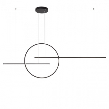 BLACK FRIDAY 2024 - Suspensie Redo Giotto LED Dimabila (3 step) negru mat 66W 5286 lumeni alb neutru 4000K 01-1850