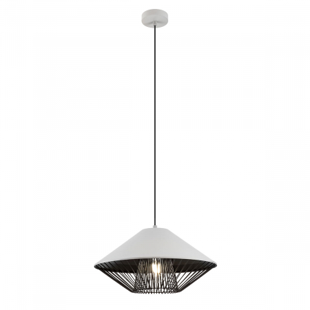 SPRING SALE - Suspensie REDO GRILL 01-3004 E27 MATT WHITE 1 x max.42W   IP20