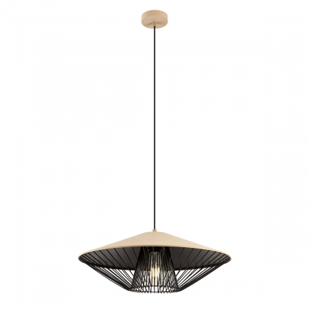 BF LUSTRE - Suspensie REDO GRILL 01-3011 E27 MATT GREY BEIGE 1 x max.42W   IP20