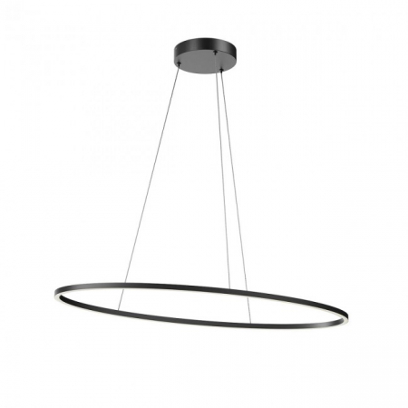 Lustra Redo Leo 01-3339 Metal/Aluminiu Negru mat LED 43W 3000K, 4000K 2916 lm 3 Step Dimming IP20